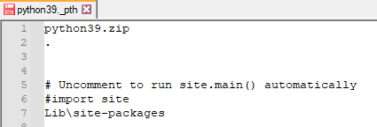 Add site-packages directory to the path file